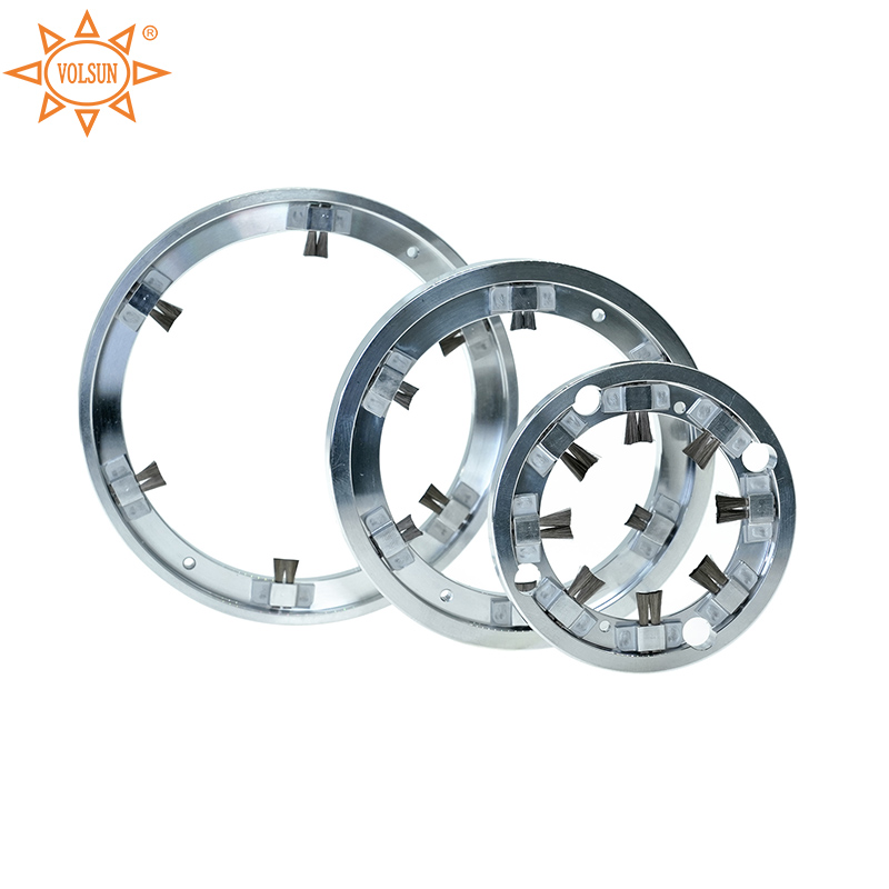 d&eacute;tail de l'anneau de mise &agrave; la terre de l'arbre