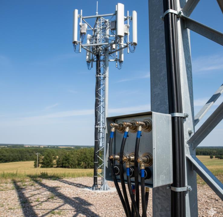 tube r&eacute;tractable &agrave; froid pour station de base de t&eacute;l&eacute;communications
